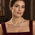 IVORY INFINITY – 10 MM NEAR-ROUND FRESHWATER PEARL STRAND