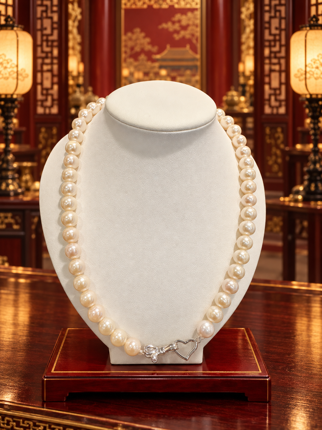 Imperial Moonlight – 8mm High-Lustre White Freshwater Cultured Pearl Strand