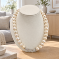 RADIANT UNITY – 10 MM NEAR-ROUND FRESHWATER PEARL STRAND